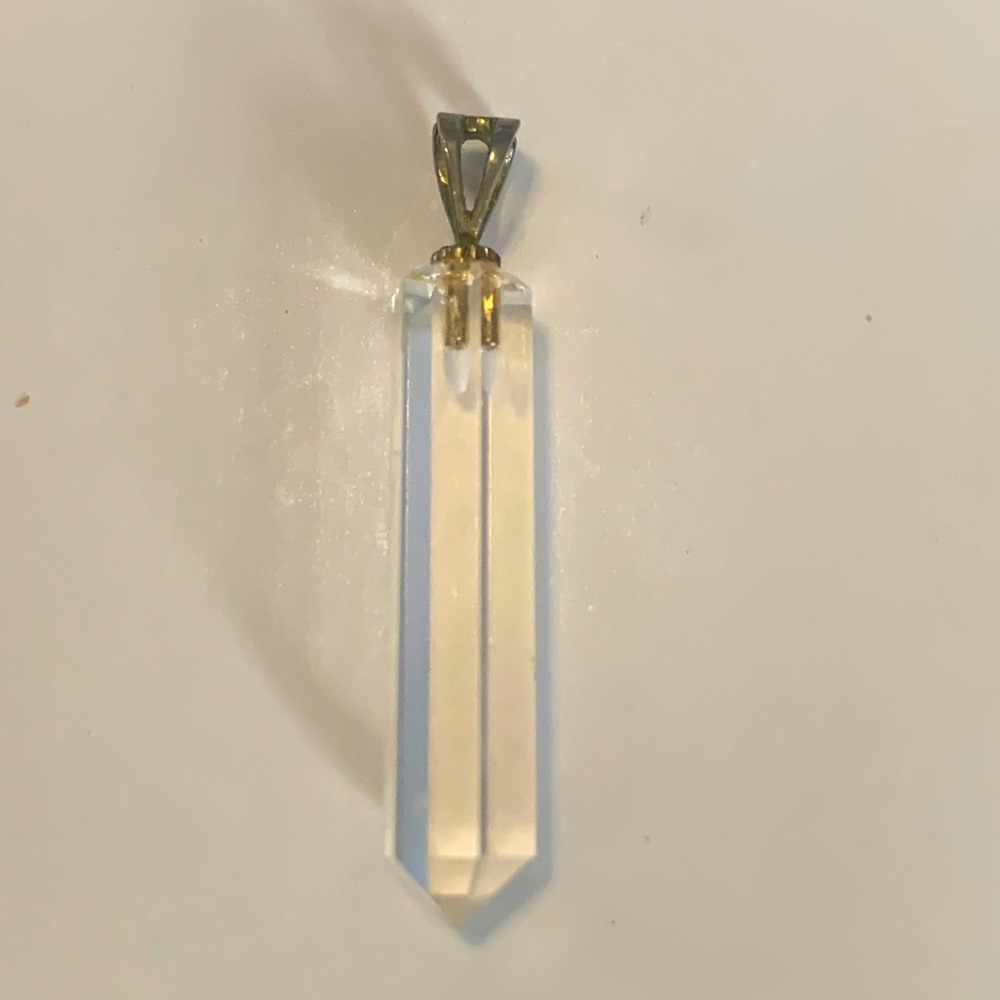 Vintage Small Clear Quartz Pendant